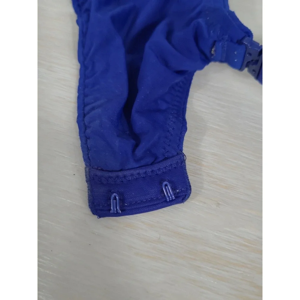 Victorias Secret T-Shirt push‎ up full coverage Bra 32DD blue